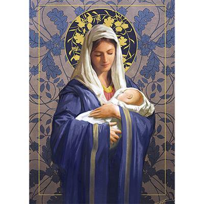 Art Nouveau Madonna - Personalised Christmas Cards